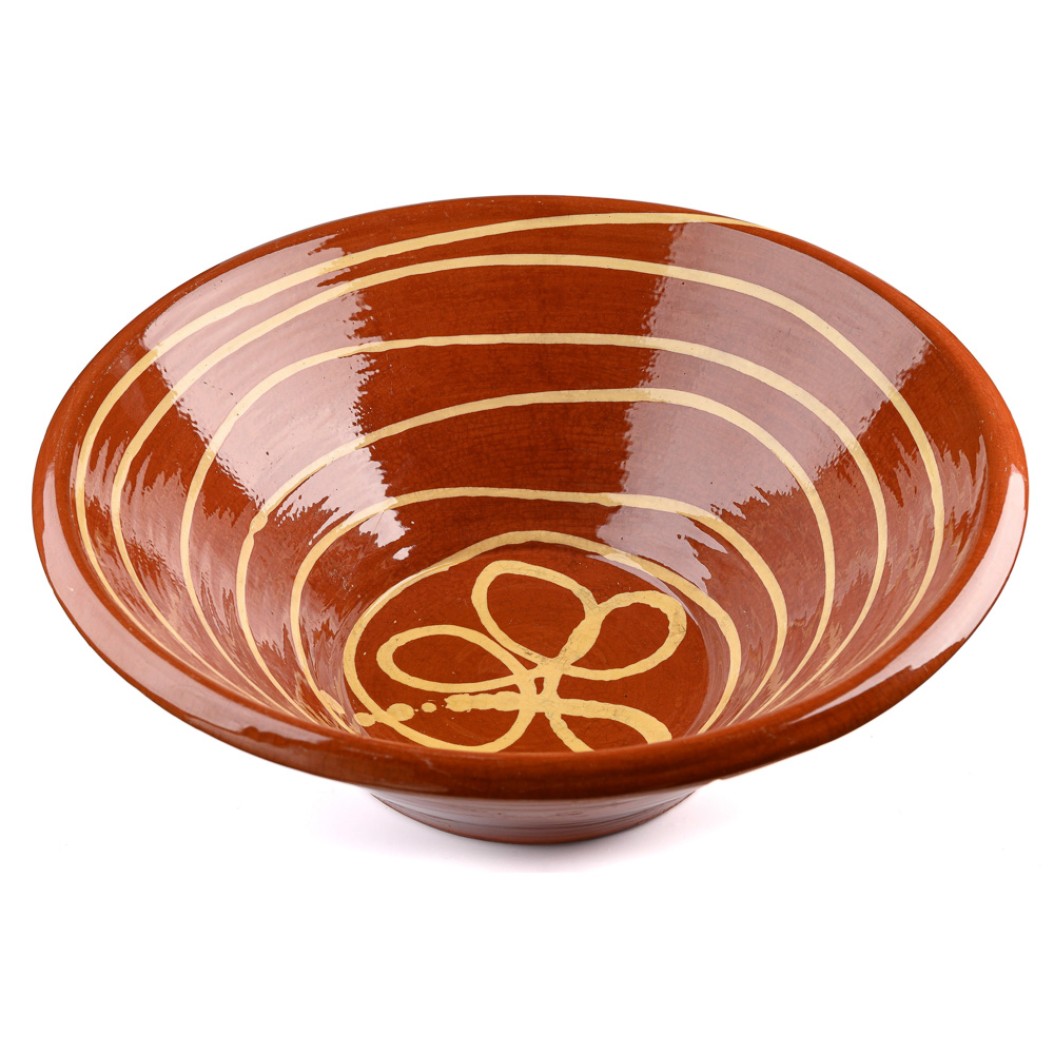 Ceramic Salad Bowl 50x20 cm In Terracotta Color Salad Bowls Ceramic Salad Bowl 50x20 cm In Terracotta Color Salad Bowls