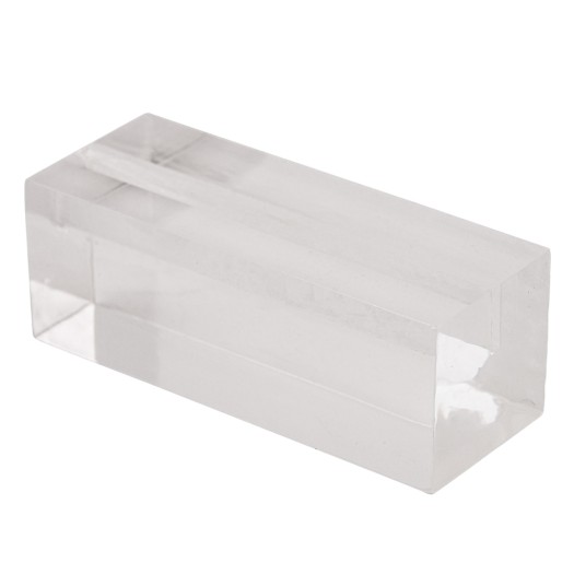 Plexi Glass Βάση Table Number Μικρή 8x3 cm Νούμερα Αρίθμησης Τραπεζιού- Γκαρνταρόμπας
