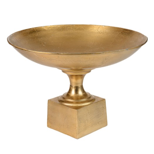 Μεταλλική Σαμπανιέρα Με Βάση 66x60 cm Ρηχή Σε Χρυσό Χρώμα Σαμπανιέρες