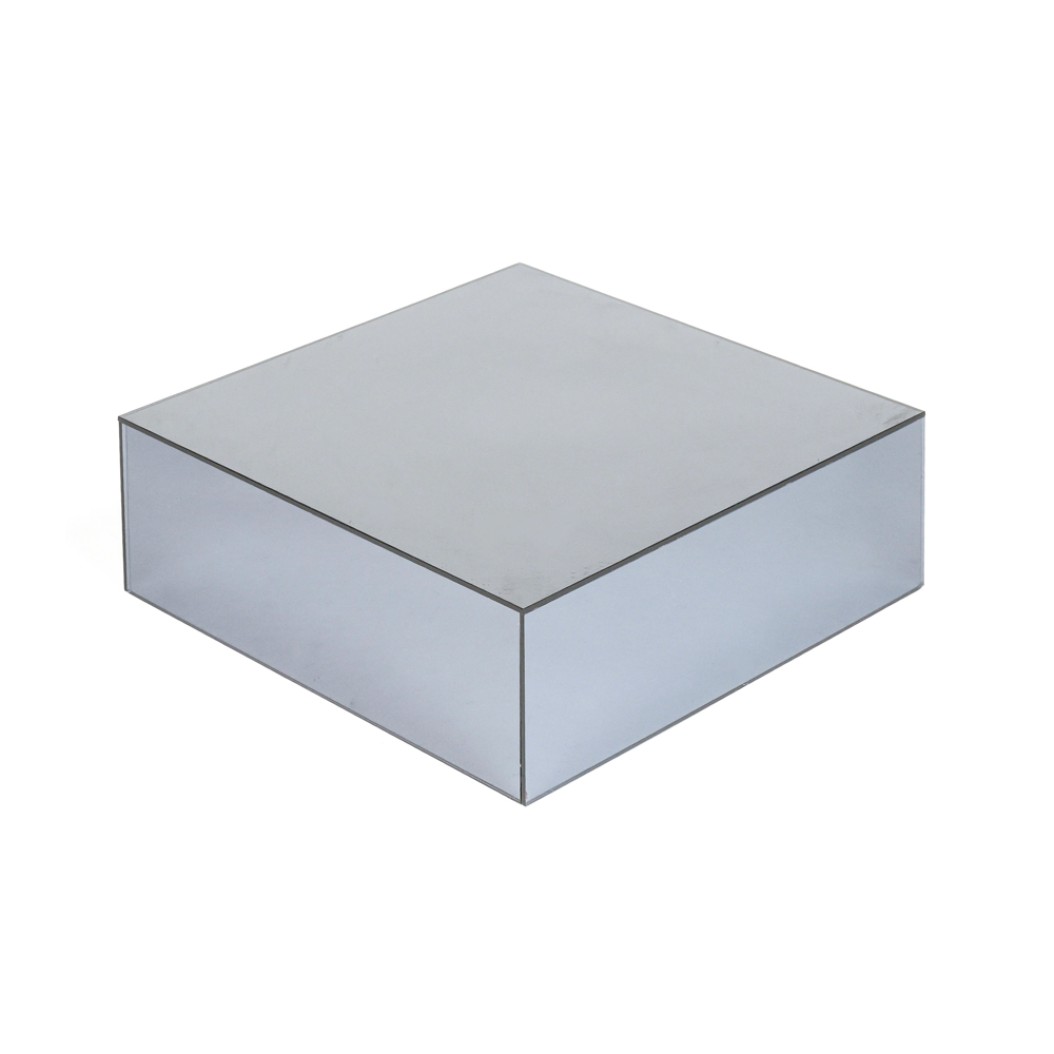 Plexi Glass Διακοσμητικός Κύβος 30x30x10 cm Σε Γκρι Χρώμα Βάσεις Μπουφέ Plexi Glass Διακοσμητικός Κύβος 30x30x10 cm Σε Γκρι Χρώμα Βάσεις Μπουφέ