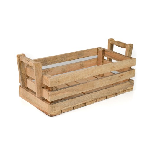 Ξύλινο Καφάσι Με Χερούλι 45x23x15 cm Ξύλινο Καφάσι Με Χερούλι 45x23x15 cm Διάφορα Διακοσμητικά