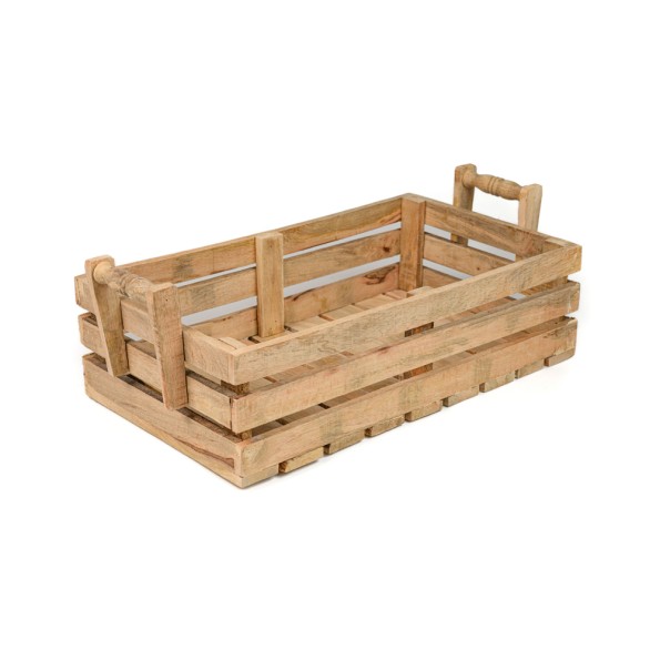 Ξύλινο Καφάσι Με Χερούλι 52x30x15 cm Διάφορα Διακοσμητικά Ξύλινο Καφάσι Με Χερούλι 52x30x15 cm Διάφορα Διακοσμητικά