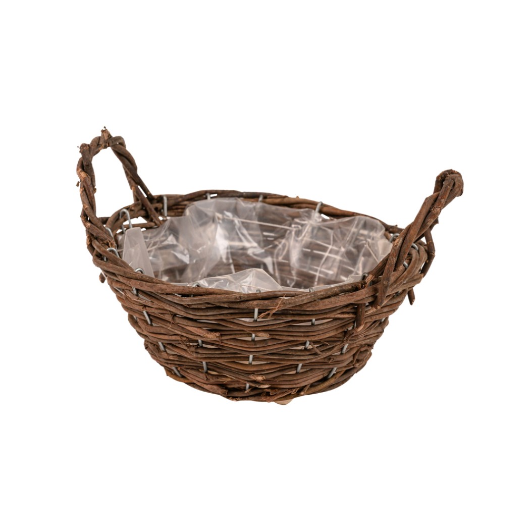 Wicker Basket 20x9 cm In Brown Color Wicker Baskets