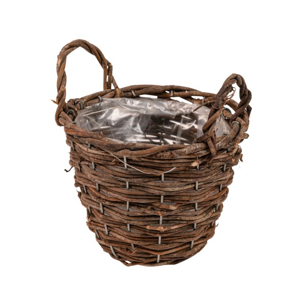 Καλαθάκι Από Λυγαριά 15x13 cm Σε Καφέ Χρώμα Καλάθια