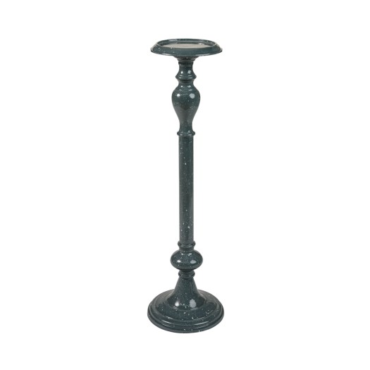 Μεταλλικό Κηροπήγιο Μονόκερο Για Κορμό 16x56 cm Σε Πράσινο Χρώμα Κηροπήγια