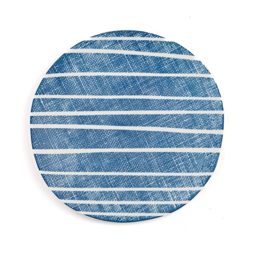 PorcelaIn Dessert Plate 21 cm In Blue Color Dessert Plates