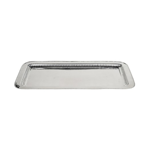 Δίσκος Επάργυρος Ορθογώνιος 63x30 cm Σε Ασημί Χρώμα Δίσκοι