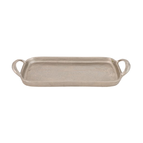 Μεταλλικός Δίσκος Μικρός 25x11 cm Σε Ασημί Χρώμα Δίσκοι