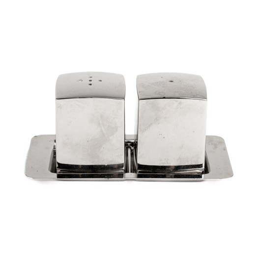 Μεταλλικό Σετ Μικρό Αλατοπίπερο Σε Ασημί Χρώμα Επιτραπέζια Αξεσουάρ