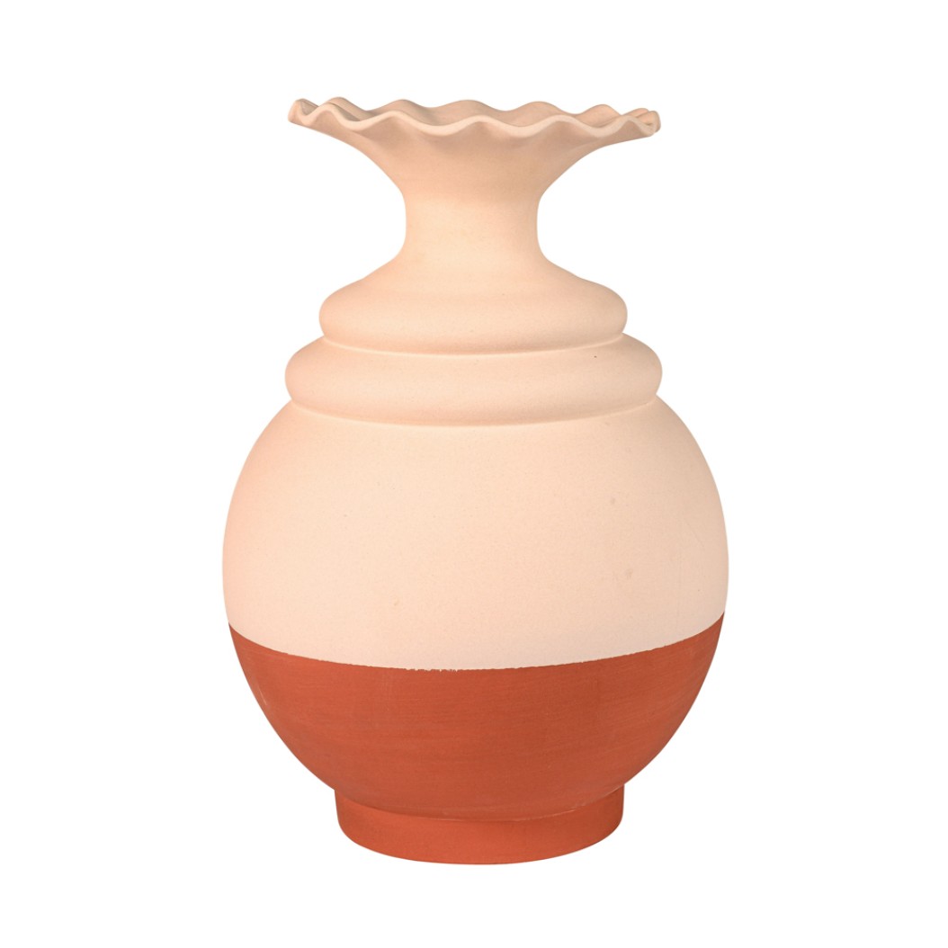 Κεραμικό Δίχρωμο Βάζο 17x34 cm Βάζα Κεραμικό Δίχρωμο Βάζο 17x34 cm Βάζα