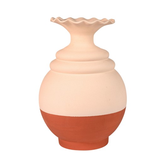 Κεραμικό Δίχρωμο Βάζο 17x34 cm Κεραμικό Δίχρωμο Βάζο 17x34 cm Βάζα