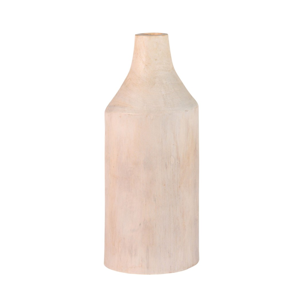 Wooden Bottle Jar 12x32 cm Vases