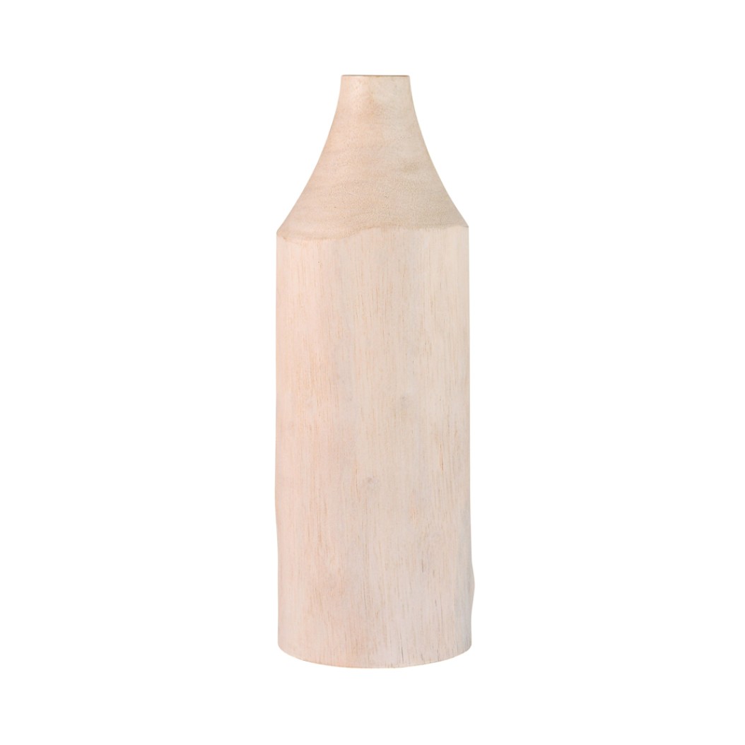 Ξύλινο Βάζο Μπουκάλι 14x42 cm Βάζα