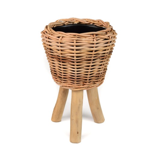 Wicker Pot Basket With Base 20x40 cm Wicker Baskets