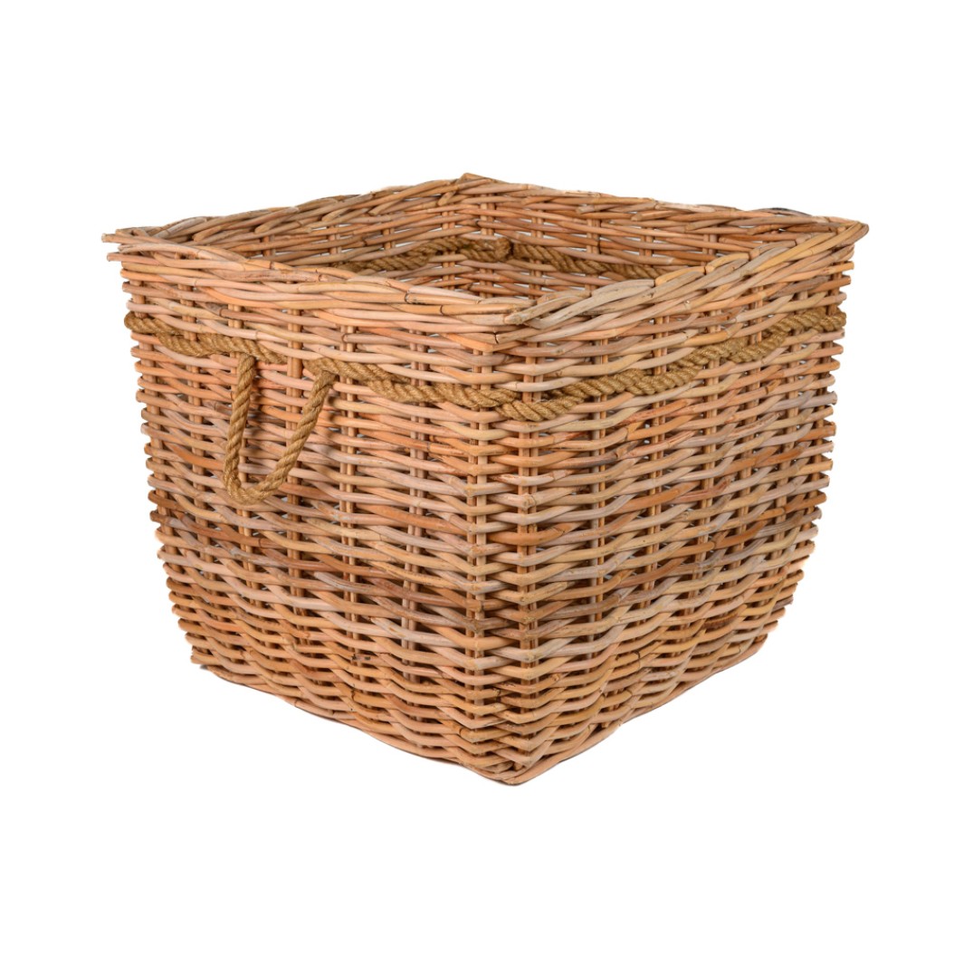 Καλάθι Γλάστρα Τετράγωνη Από Καλάμι 60x60x50 cm Καλάθια Καλάθι Γλάστρα Τετράγωνη Από Καλάμι 60x60x50 cm Καλάθια