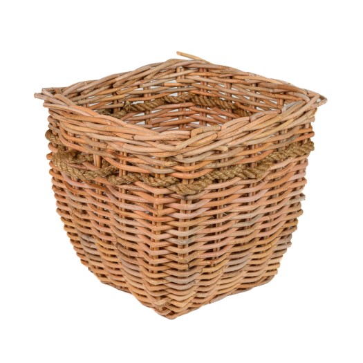Καλάθι Γλάστρα Τετράγωνη Από Καλάμι 40x40x35 cm Καλάθι Γλάστρα Τετράγωνη Από Καλάμι 40x40x35 cm Καλάθια