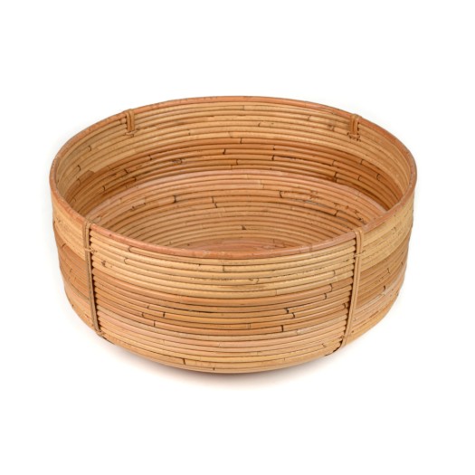 Καλάθι Στρογγυλό Γλάστρας Από Καλάμι 50x23 cm Καλάθι Στρογγυλό Γλάστρας Από Καλάμι 50x23 cm Καλάθια