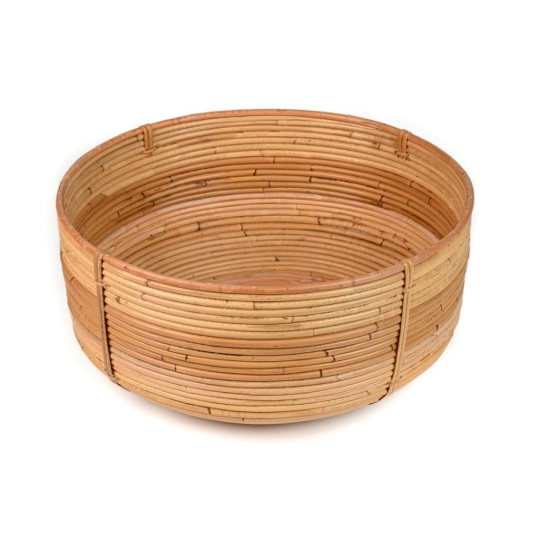 Καλάθι Στρογγυλό Γλάστρας Από Καλάμι 50x23 cm Καλάθια Καλάθι Στρογγυλό Γλάστρας Από Καλάμι 50x23 cm Καλάθια