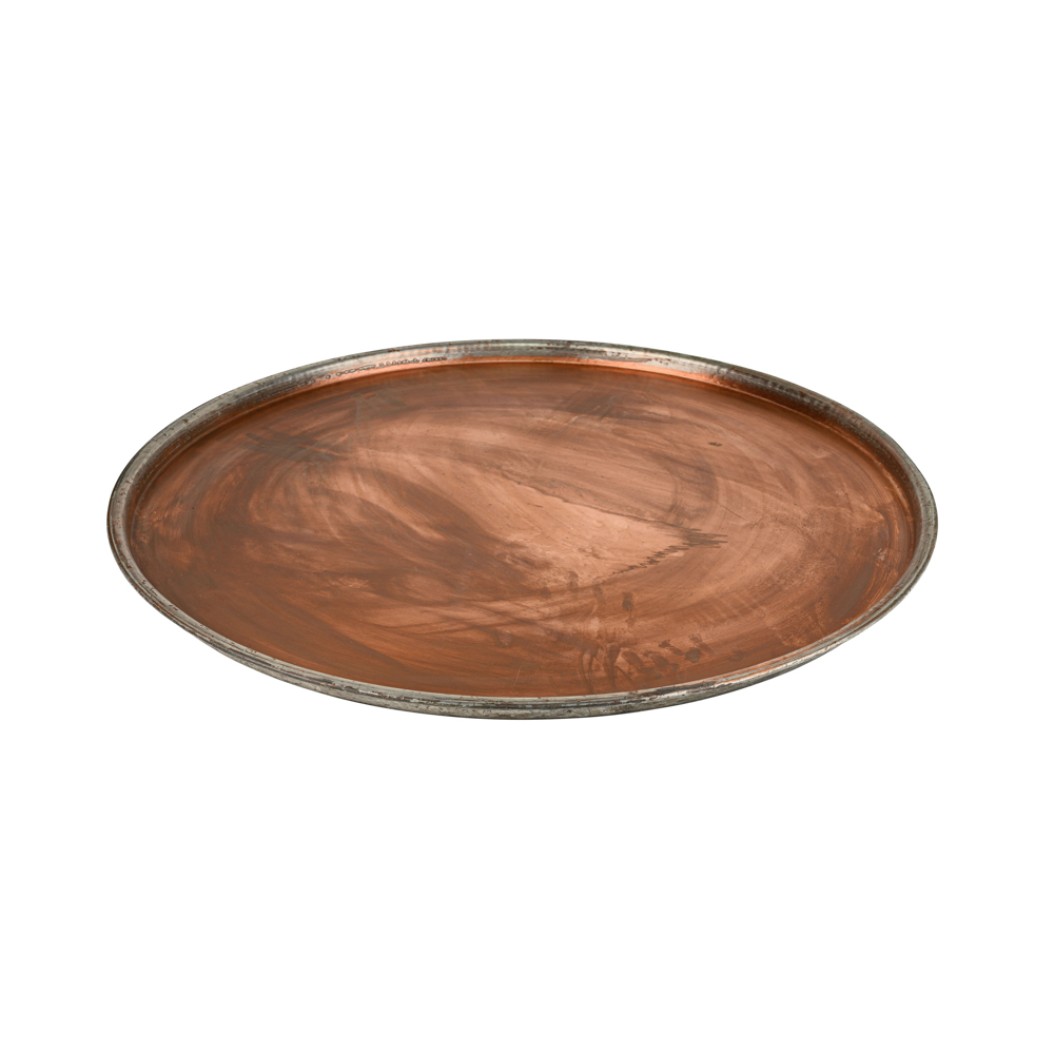 Round Metal Tray 66 cm In Bronze Color Trays Round Metal Tray 66 cm In Bronze Color Trays