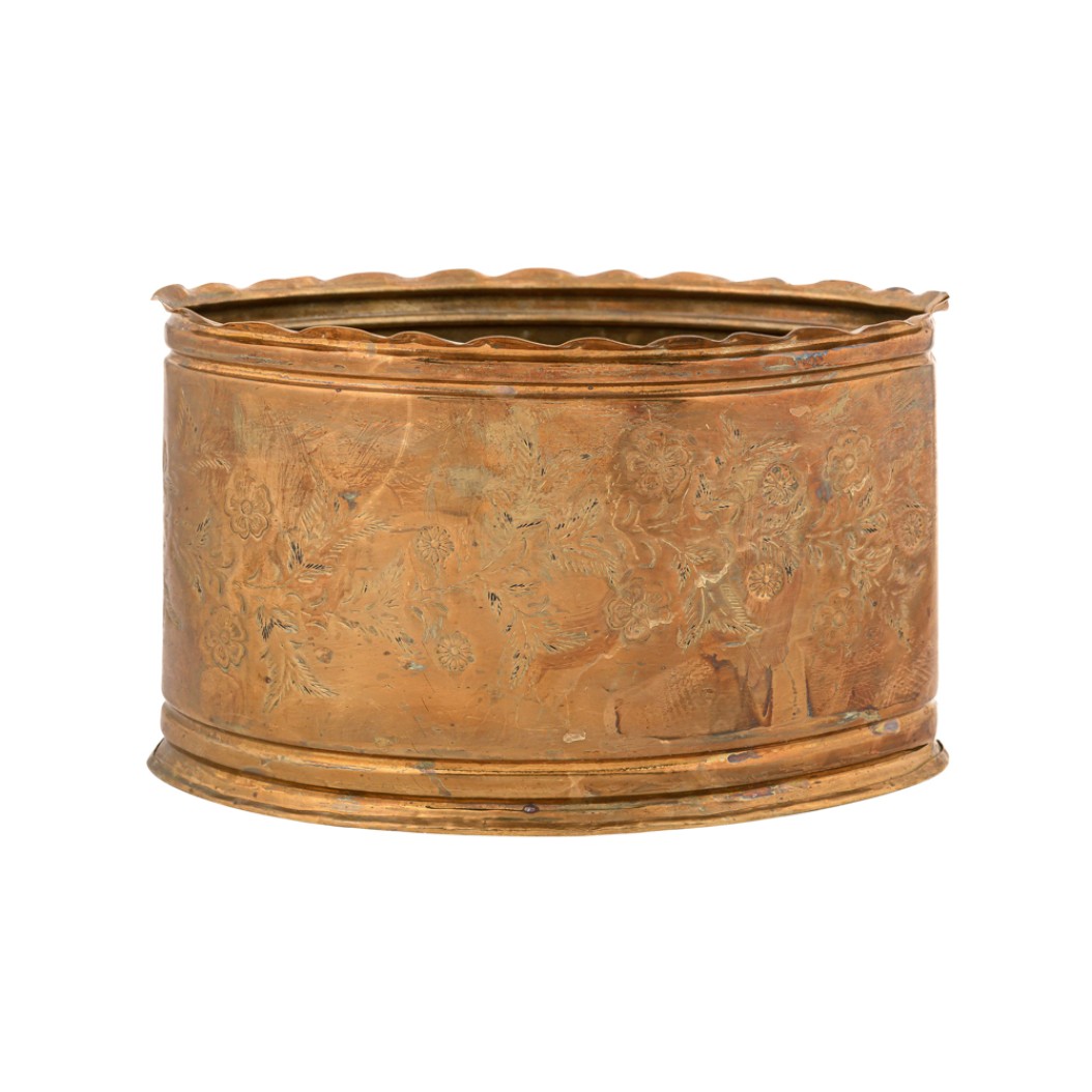 Metal Bowl 21x16 cm In Gold Color Bowls