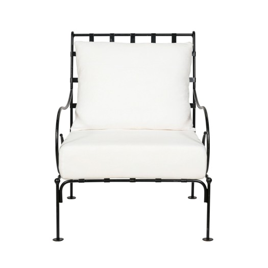 Metal Lounge Armchair 67x67x40 cm Armchairs