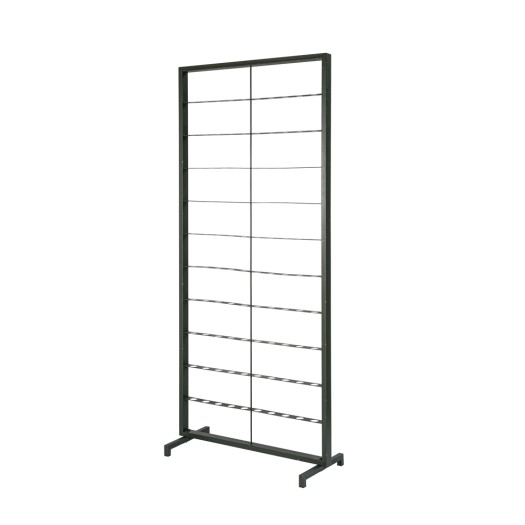 Μεγάλη Μεταλλική Κατασκευή Κηροπήγιο 104x236 cm Σε Μαύρο Χρώμα Κηροπήγια