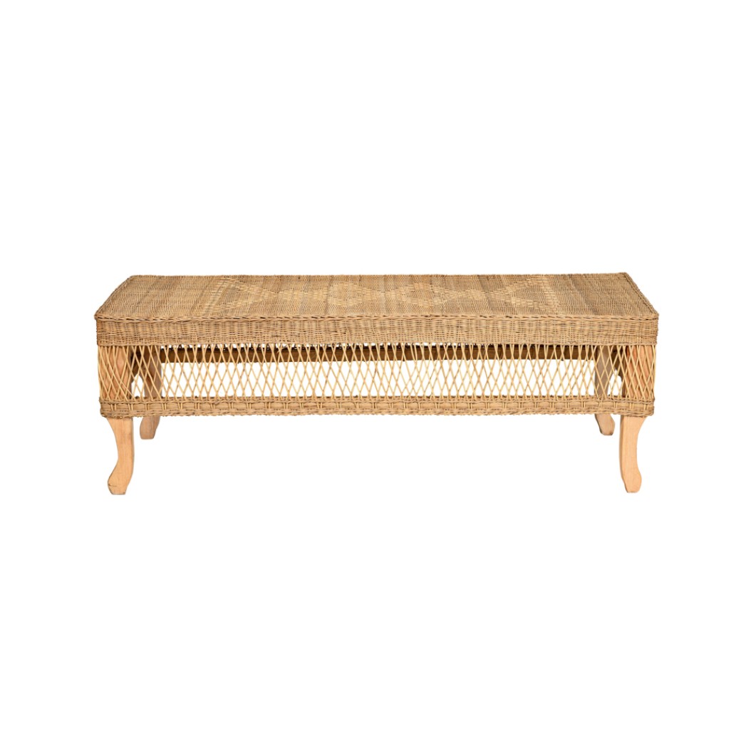 Πάγκος Bamboo Μακρόστενος 135x50x45 cm Τραπέζια