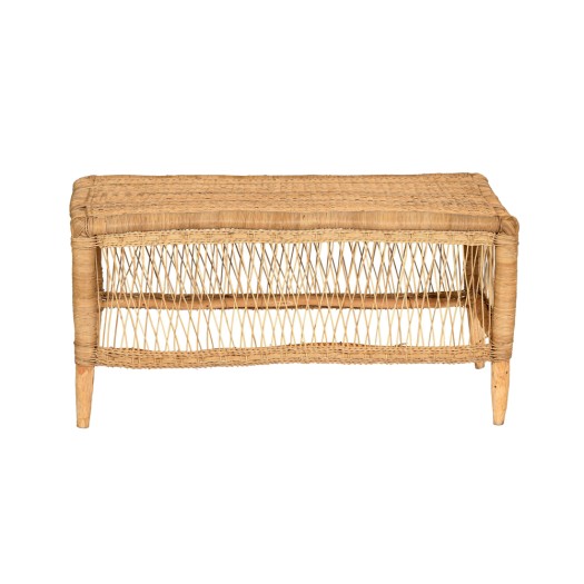Πάγκος Bamboo Μακρόστενος 100x46x50 cm Τραπέζια