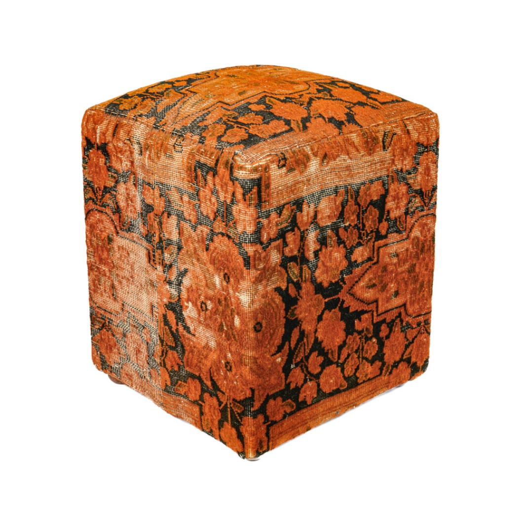 Stool With Kilim Weave 40x40x50 In Various Colors Stools