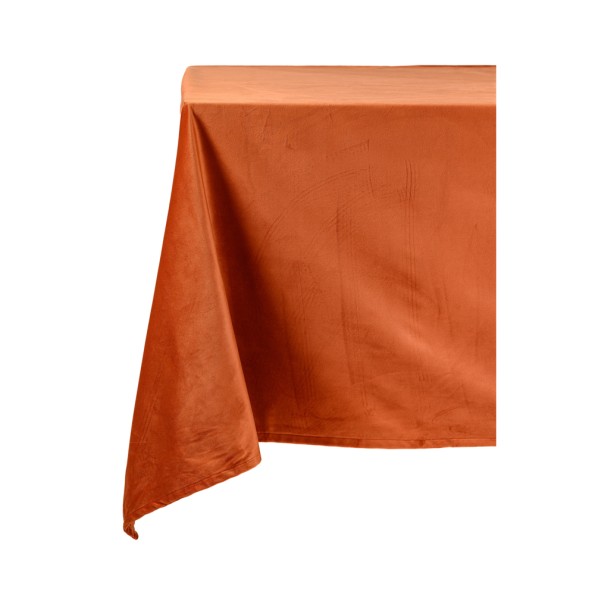 Βελούδινο Τραπεζομάντηλο Τερακότα 1200x320 cm Τραπεζομάντηλα