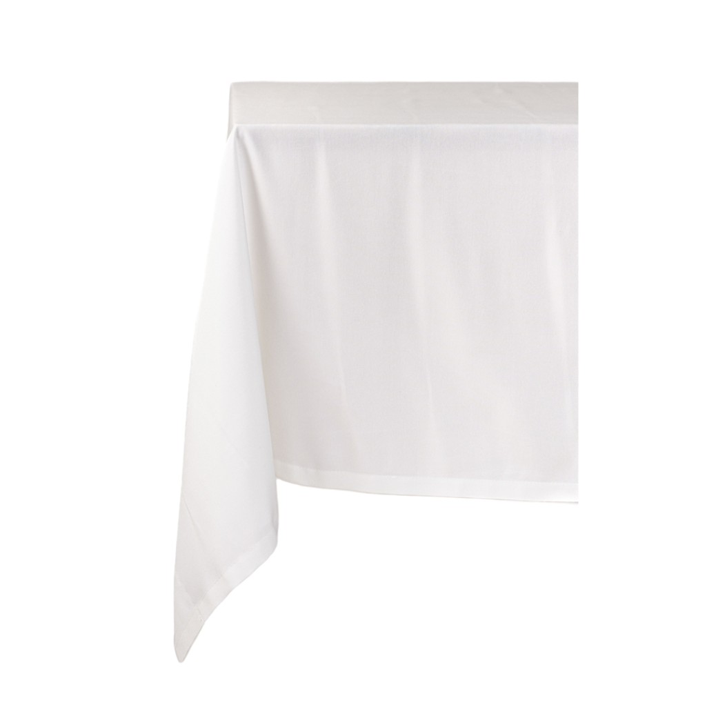 Cotton Tablecloth 470x280 cm In Off White Color Tablecloths