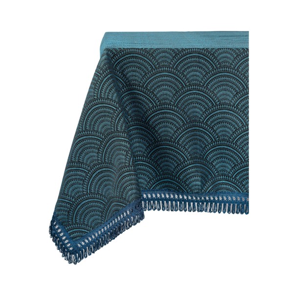 Βαμβακερό Τραπεζομάντηλο Naperon Εμπριμέ 330x140 cm Σε Πετρόλ Χρώμα Τραπεζομάντηλα Βαμβακερό Τραπεζομάντηλο Naperon Εμπριμέ 330x140 cm Σε Πετρόλ Χρώμα Τραπεζομάντηλα