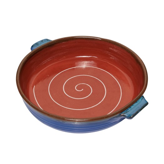 Πυρίμαχο Κεραμικό Ταψί 32x7 cm Σε Μπλε Χρώμα Πυρίμαχο Κεραμικό Ταψί 32x7 cm Σε Μπλε Χρώμα Ταψιά