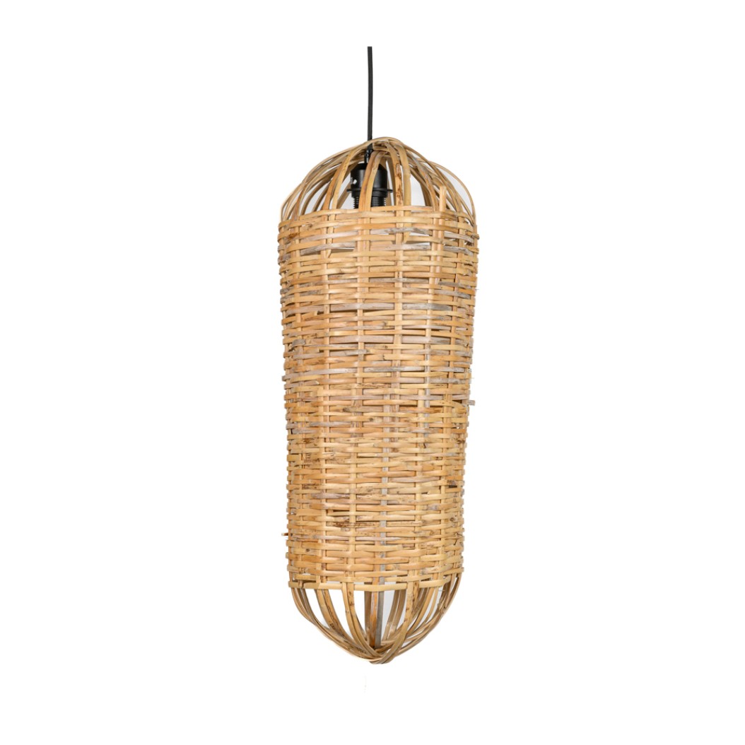 Lamp With Braided Cane 25x60 cm Light Fixtures Lamp With Braided Cane 25x60 cm Light Fixtures