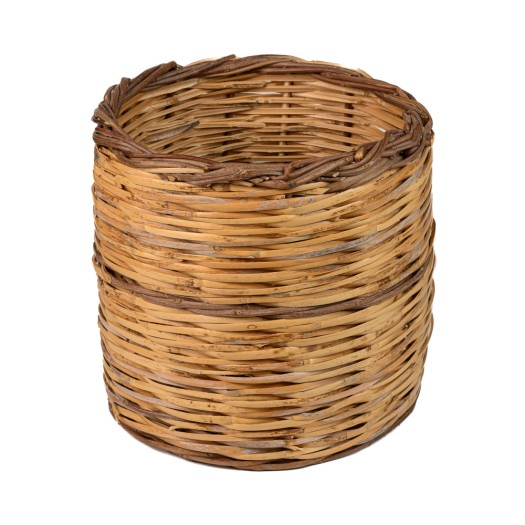 Παραδοσιακό Καλάθι Από Καλάμι Χωρίς Χερούλια Καλάθια