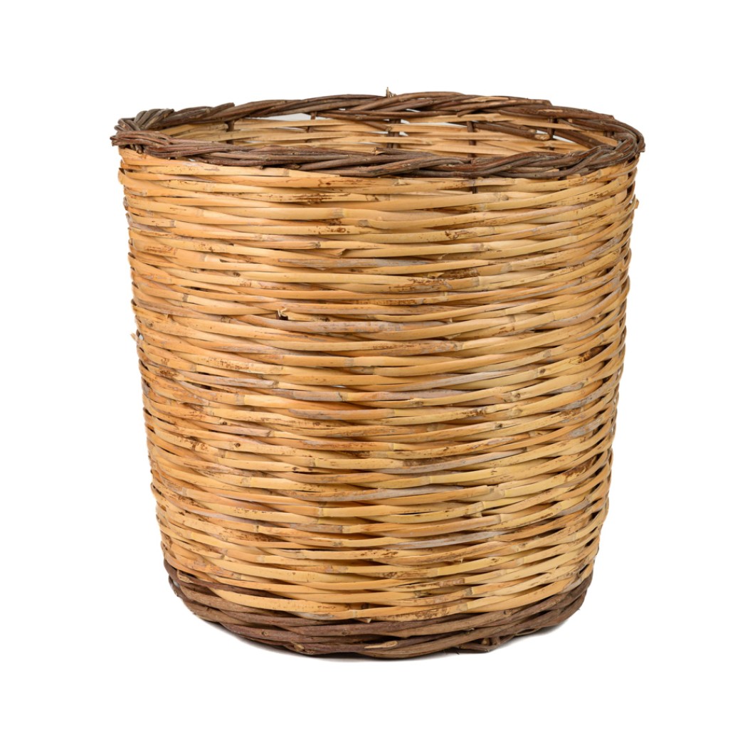 Παραδοσιακό Καλάθι Από Καλάμι Χωρίς Χερούλια Καλάθια