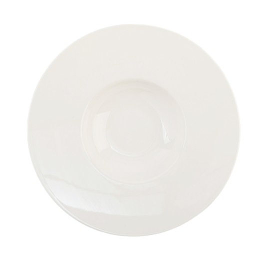 Πορσελάνινο Πιάτο Για Ριζότο 29x4.5 cm Σε Λευκό Χρώμα Πιάτα Φαγητού