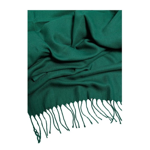 Cotton Pashmina 180x75 cm in Cypress Green Color Towels-Pashminas & Scarfs