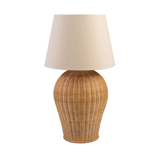 Υφασμάτινο Αμπαζούρ 50x35 cm Σε Κρεμ Χρώμα Καπέλα Φωτιστικών