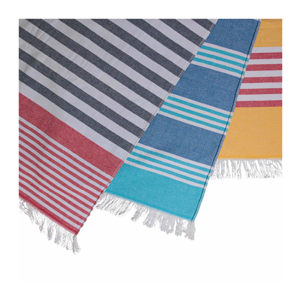 Striped Beach Towels in Various Colors 160x80 cm Towels-Pashminas & Scarfs