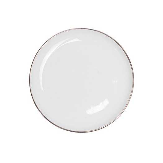 Porcelain Tea Side Plate in White Color B&B Plates & Side Plates