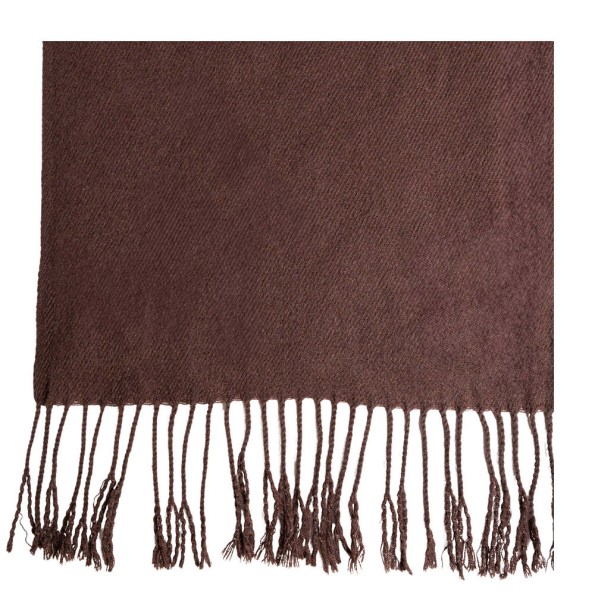 Πασμίνα Βαμβακερή 180x75 cm Σε Καφέ Χρώμα Πετσέτες-Πασμίνες-Κασκόλ