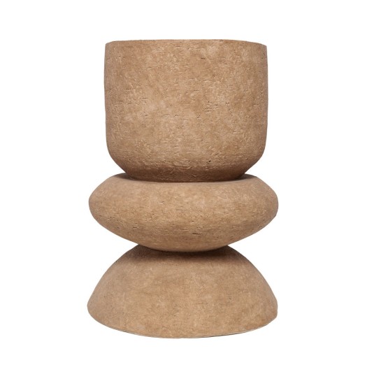 Κεραμική Γλάστρα 36x51 cm Σε Καφέ Χρώμα Γλάστρες