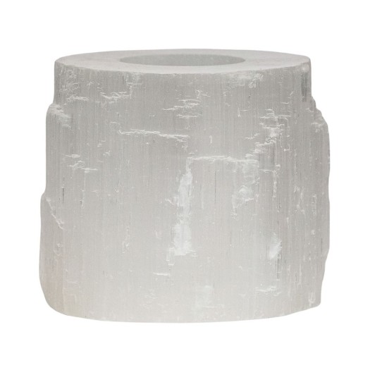 Χειροποίητο Κηροπήγιο Από Selenite T-light 20x20x20 cm Κηροπήγια