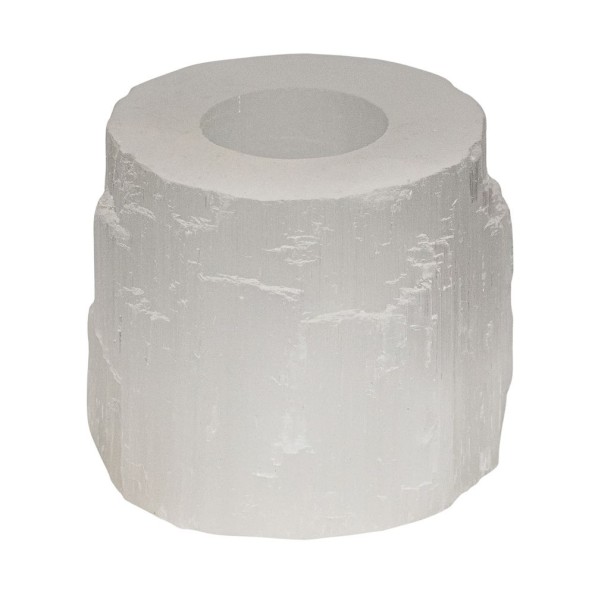 Χειροποίητο Κηροπήγιο Από Selenite T-light 20x20x20 cm Κηροπήγια