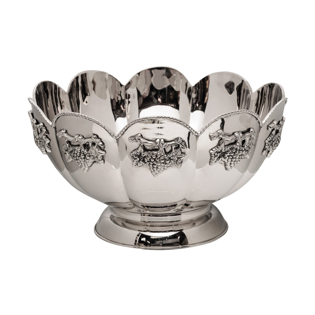 Επάργυρη Σαμπανιέρα Με Πάτερν Από Σταφύλια 41x41x23 cm Σαμπανιέρες