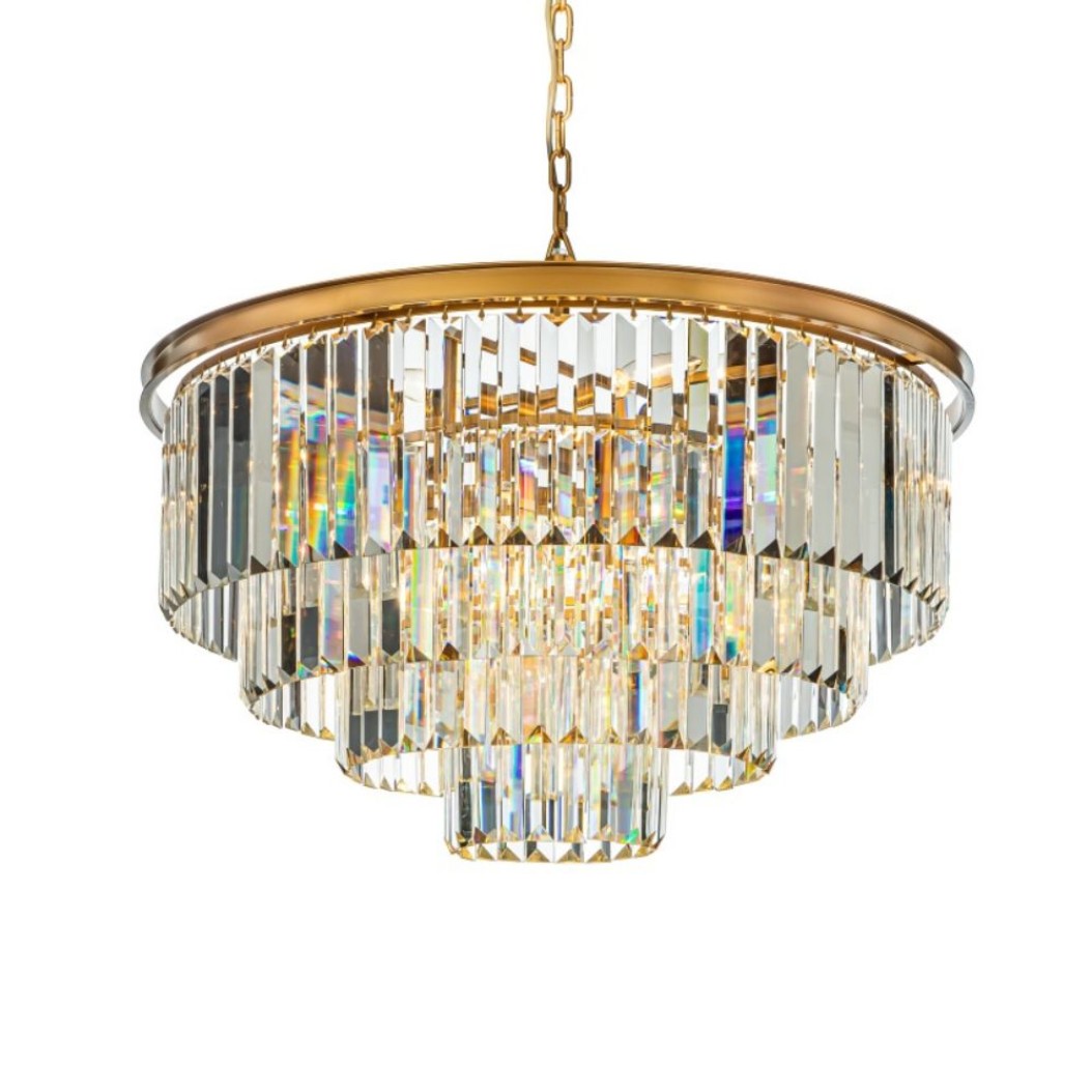 Πολυέλαιος Hilton Style Με Κρύσταλλα 81 cm Φωτιστικά Πολυέλαιος Hilton Style Με Κρύσταλλα 81 cm Φωτιστικά