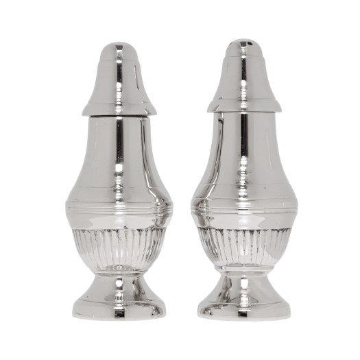 Επάργυρο Σετ Αλατοπίπερο 4x4x10 cm Επιτραπέζια Αξεσουάρ