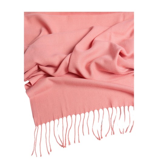 Πασμίνα Βαμβακερή 180x75 cm Σε Ροζ Χρώμα Πετσέτες-Πασμίνες-Κασκόλ