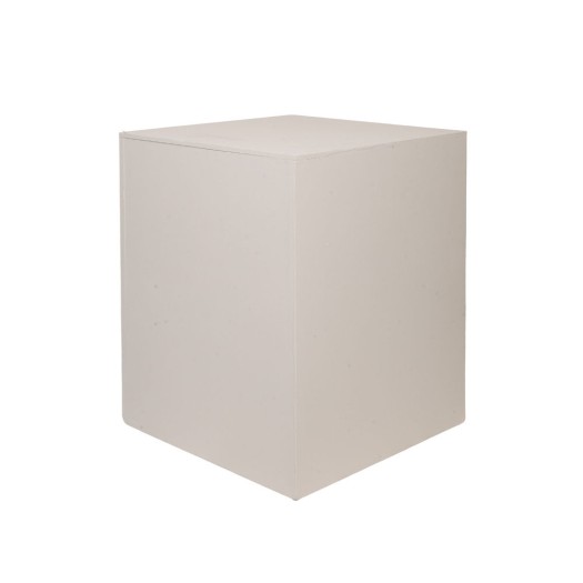 Ξύλινος Κύβος 50x50x60 cm Σε Μπεζ Χρώμα Διάφορα Διακοσμητικά